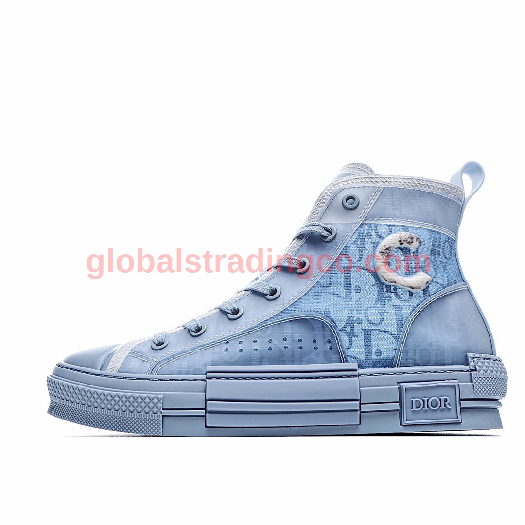 Dior B23 Oblique Slip-on Low Top Sneakers Sheer Print Sneakers